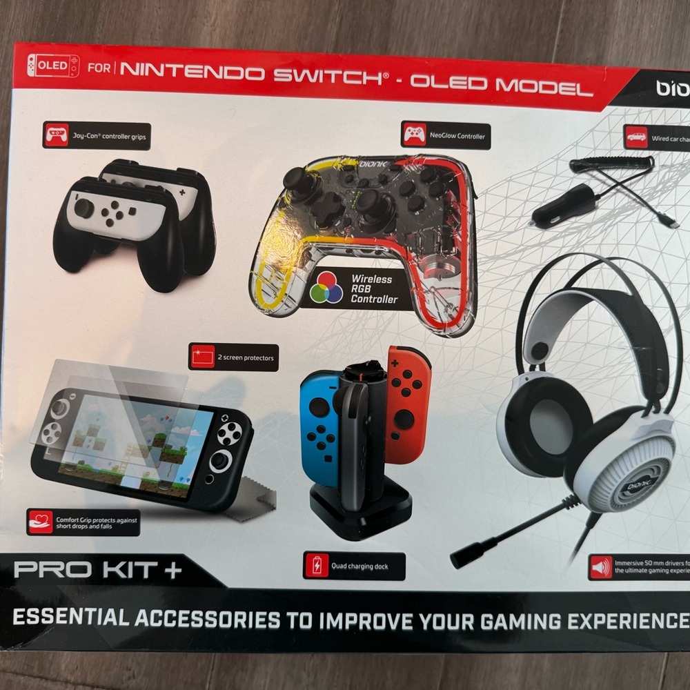 Bionik pro kit for nintendo switch- oled model